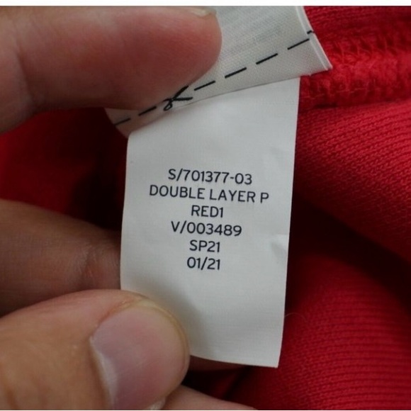 Red Pullover Hoodie Sweatshirt - Picture 4 of 5